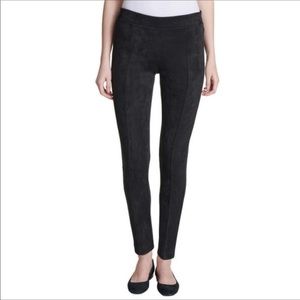 ANDREW MARC LEGGINGS FAUX SUEDE BLACK